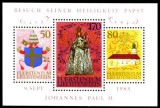 B0797 - Lichtenstein 1985 - Vizita Papei bloc neuzat
