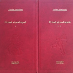 CRIMA SI PEDEAPSA - FIODOR M. DOSTOIEVSKI 2 VOLUME CARTI IN TIPLA