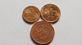 Finlanda-Lot 1,2,5 eurocent-UNC, Europa