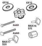 Set suruburi pentru suportul de biciclete Menabo Bike Pro