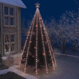 VidaXL Instalație lumini brad de Crăciun cu 500 LED-uri, 500 cm