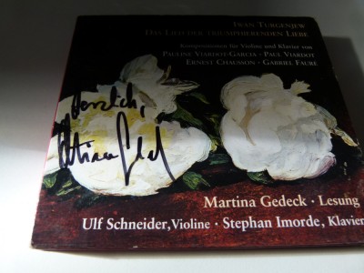 Turgeniev - das lied der triunphirende Liebe , Faure, Chausson1082 foto