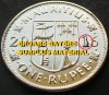 Moneda exotica 1 RUPIE - MAURITIUS, anul 2016 *cod 3447 - EROARE SCURGERE, Africa