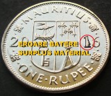 Cumpara ieftin Moneda exotica 1 RUPIE - MAURITIUS, anul 2016 *cod 3447 - EROARE SCURGERE, Africa