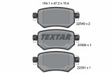 TEXTAR 2234901 set placute frana,frana disc
