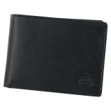 Portofel barbati din piele naturala 12&times;9 CM, negru, Range