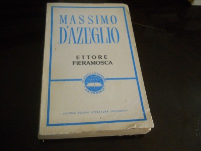ETTORE FIERAMOSCA - MASSIMO DAZEGLIO - 1967 foto