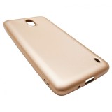 Husa silicon slim aurie (aspect metalic) pentru Nokia 2