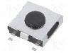 Microintrerupator 4.6x4.6mm, OFF-(ON), JIANFU - TVCM04N016BB