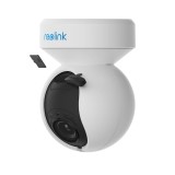 Pachet camera de supraveghere cu Card MicroSD 64 GB, Reolink E1 Outdoor cu PTZ si WIFI, rezolutie de 5MP Super HD