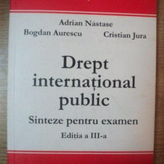 DREPT INTERNATIONAL PUBLIC . SINTEZE PENTRU EXAMEN , EDITIA A III-A de ADRIAN NASTASE , BOGDAN AURESCU , CRISTIAN JURA , 2002