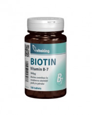 Vitamina B7 (BIOTINA) ? 100 comprimate foto