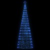 VidaXL Pom de Crăciun LED 550 LED-uri Albastru 304 cm