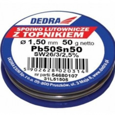 DEDRA Fludor 1.5 mm 50 g Pb50Sn50