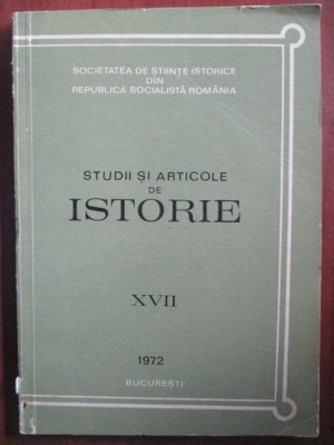 Studii si articole de istorie XVII foto