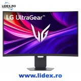 Monitor gaming curbat LG 36.5" 165Hz VA UltraGear 4K UHD AMD FreeSync Premium Pro HDR600 pivot boxe negru