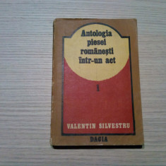 ANTOLOGIA PIESEI ROMANESTI INTR-UN ACT - I - Valentin Silvestru (autograf) -1979