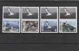Aitutaki 2016 - Fauna , WWF , Pasari , serie 4 valori , cu vignete , poz. III , dantelate , MNH , Mi.962-965, Nestampilat