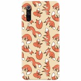 Husa silicon pentru Xiaomi Mi 9, Red Foxes