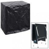 Cumpara ieftin Husă mobilier grădină masă tenis 2 buc, 8 ocheți, 160x55x182 cm