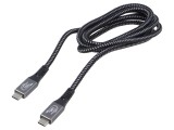 Cablu USB C USB 3.2 GEMBIRD 1,5m negru 20Gbps textil