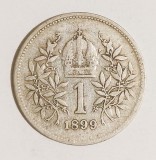AUSTRIA 1 COROANA 1899 KRONE KORONA ARGINT VF++ ( CITITI DESCRIEREA )