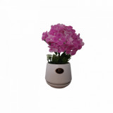 Cumpara ieftin Hortensie roz artificiala decorativa in ghiveci ceramic, 23 cm, Oem