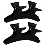 Clame de par negre tip coafor, 8 cm, set 4 bucati, CMCLASS