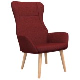 Cumpara ieftin Scaun de relaxare, rosu vin, material textil