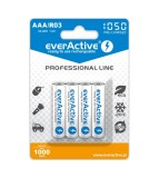 Baterie reincarcabila everActive Ni-MH R03 AAA 950mAh Professional Line-Conținutul pachetului 1x Blister