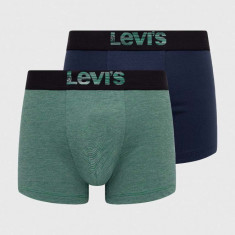 Levi's boxeri 2-pack barbati, culoarea verde