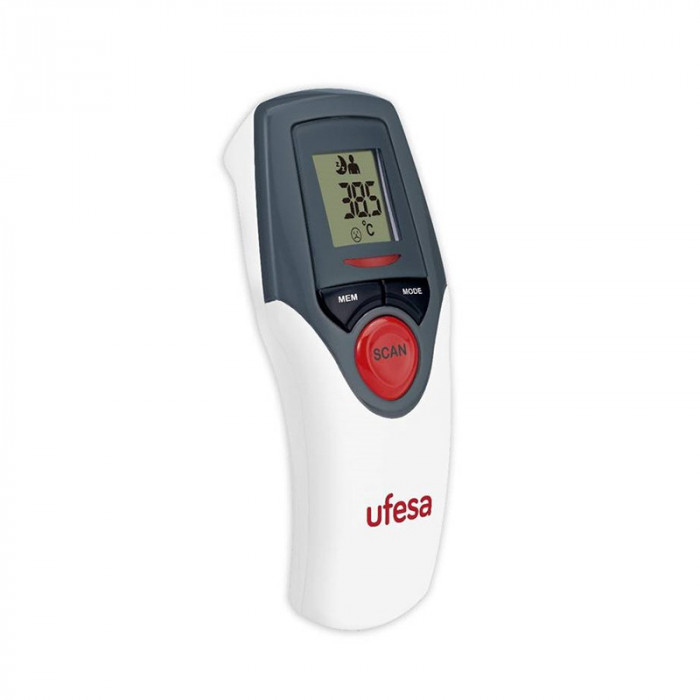 Termometru cu infrarosu Daga Ufesa, 30-50 mm, 2 x AA, non contact, afisaj retroiluminat