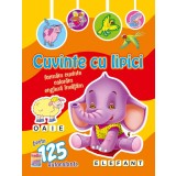 Cuvinte cu lipici - Elefant |
