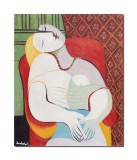 Cumpara ieftin Tablou celebru portret Visul, The dream pictat manual, 60x50cm ulei pe panza, reproducere Pablo Picasso