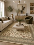Covor Belgian Premium Kasmar 8746-684, Marime 80 x 150 cm, Bej, Inaltime Fir 9 mm, Antialergic, Polipropilena, Living, Dormitor