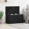 Cufăr de depozitare vidaXL Negru Stejar 84x42x46 cm din lemn