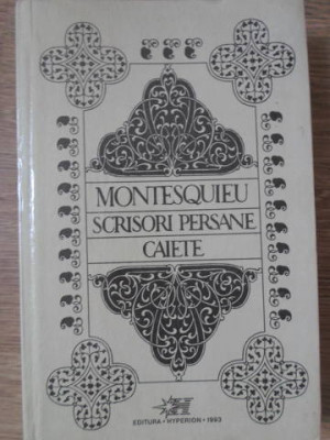 SCRISORI PERSANE. CAIETE-MONTESQUIEU foto