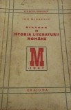 SINTEZE DE ISTORIA LITERATURII ROMANE I. MIHAESCU 1943
