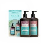 Set trio cu Ulei de Argan pentru hidratare intensa si hranirea parului, Arganicare