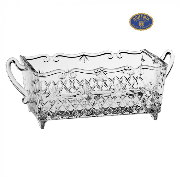 Suport pentru paine Baroque 21x13x11 cm &amp;#8211; Cristal Bohemia COD: 681