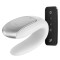 Vibrator Cuplu Double Fun Remote Control Bluetooth Alb Free APP