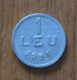 Cumpara ieftin 1 leu 1951, RPR / Rom&acirc;nia, aluminiu