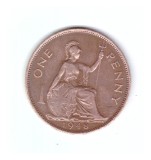 Moneda Marea Britanie 1 penny 1948, stare buna, curata