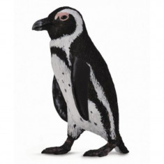 Figurina Pinguin Sud African Collecta, marimea S, plastic cauciucat, 3 ani+, Negru/Alb foto