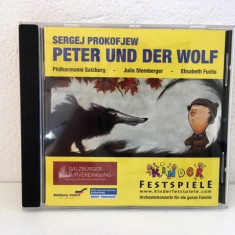 *CD muzica: Peter und der wolf (Petrica si Lupul - in germana), Sergej Prokofjew