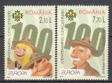 ROMANIA 2007 LP 1762 EUROPA CENTENARUL CERCETASIEI SERIE MNH