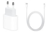 Incarcator Telefon Priza USB Type-C Apple iPhone + Cablu date Apple iPhone Type C la Lightning 1m