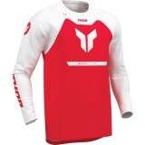 MBS Tricou motocross/enduro THOR RIDEMODE MENACE, rosu/alb, XL, Cod Produs: 29108466PE