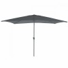 Umbrela Gradina Dreptunghiulara GoodHome Gri 2x3m, Aluminiu/Poliester, Protectie UV, Sac Inclus