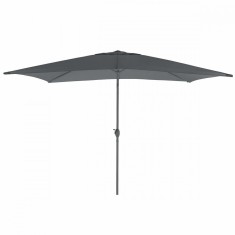 Umbrela de gradina rectangulara gri, 2&times;3 m